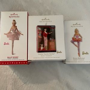 Barbie Hallmark Ornaments